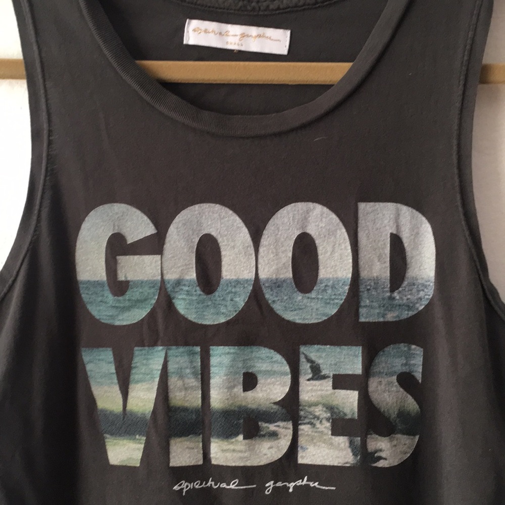 ❌SOLD❌Spiritual gangster good vibes tank